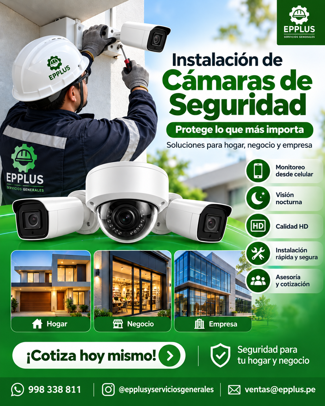 Campaña de instalacion de camaras