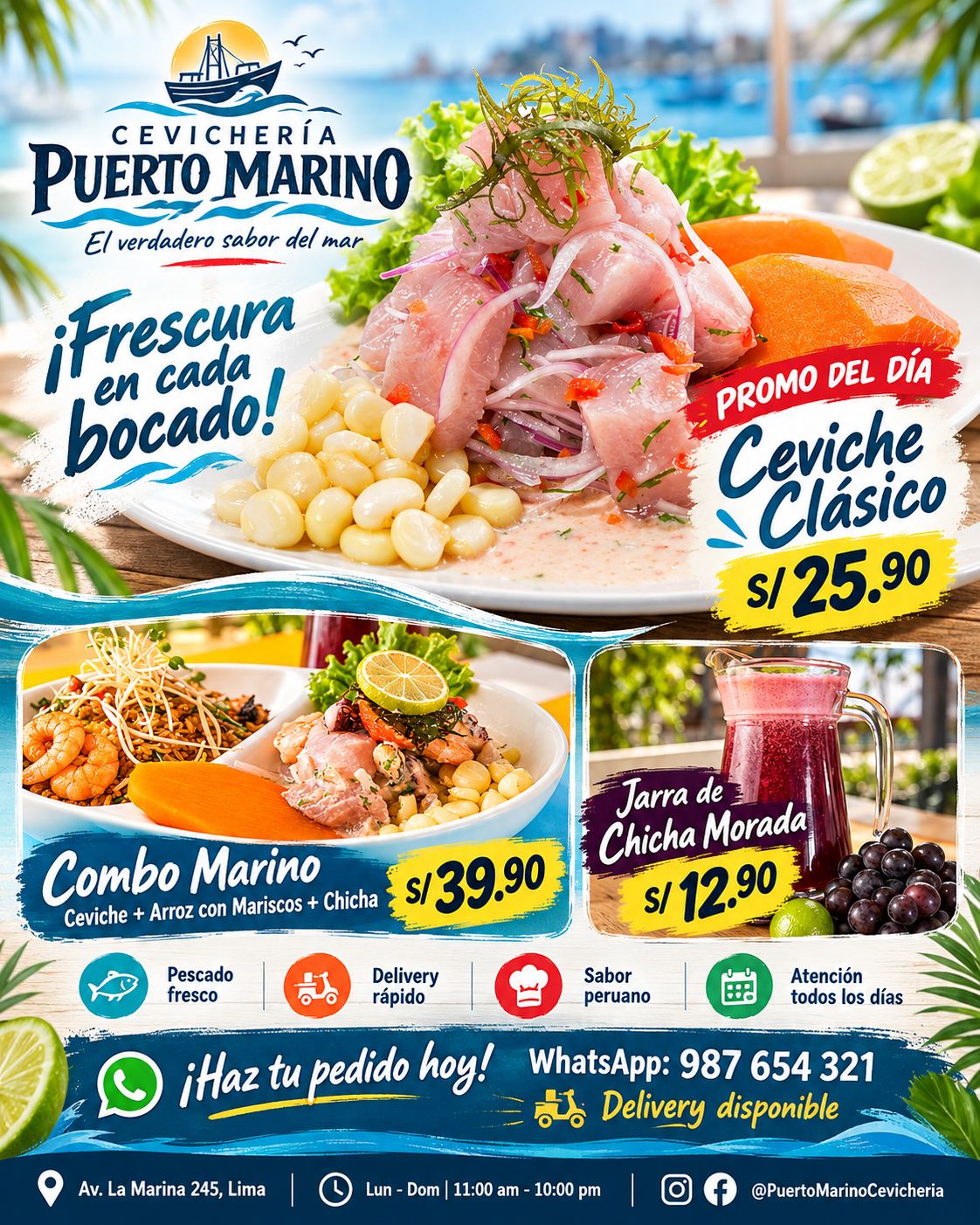 Campaña para cevicheria