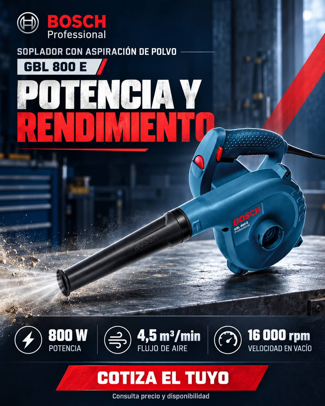 Campaña para producto industrial